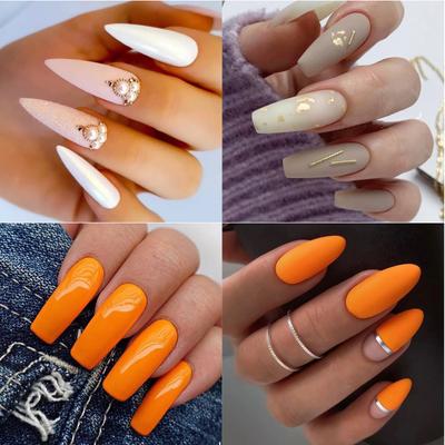 Adesivo de Patch para Nail Art Ultrafino e Sem Costura Produto Acabado Removível Transparente Adesivo Completo Unha Postiça Estendida Caixa