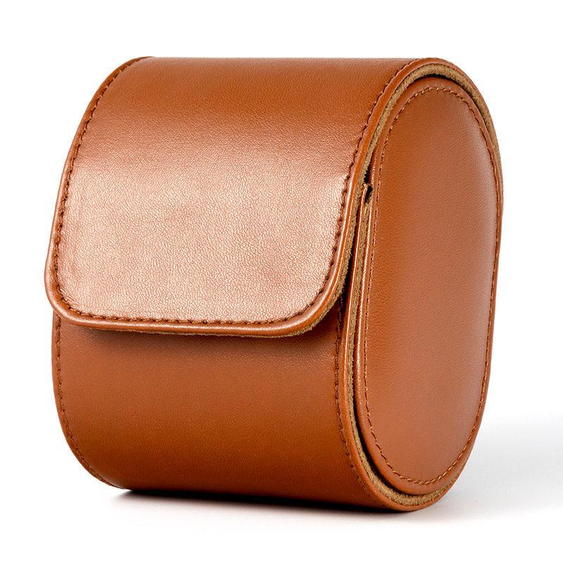 Watch packaging box storage sewing soft cloth PU leather watch leather box fixed leather bag