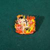 Japanese Cartoon Character ONE PIECE Metal Badge Admiralty Ace Enamel Brooch Ace Environmental Protection Alloy Brooch