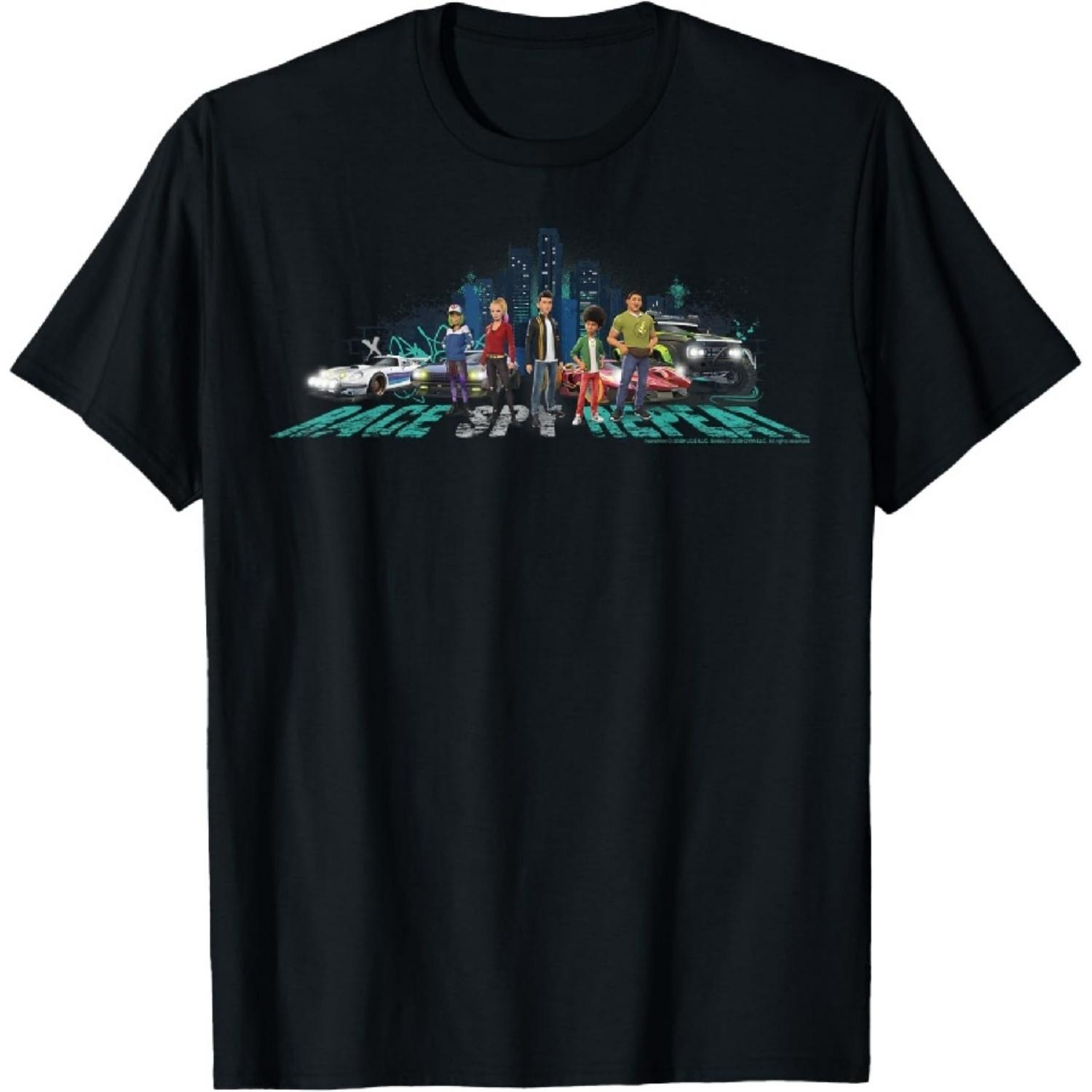Футболка Fast & Furious Spy Racers Race Spy Repeat XXXXXL чёрный
