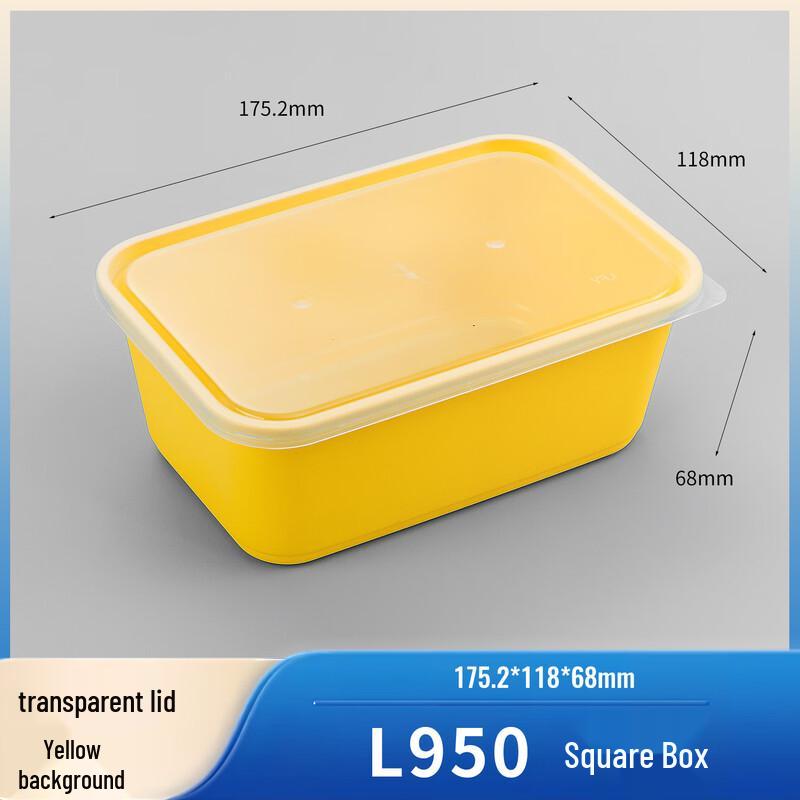 ZISIZ Rectangular Takeout Food Container