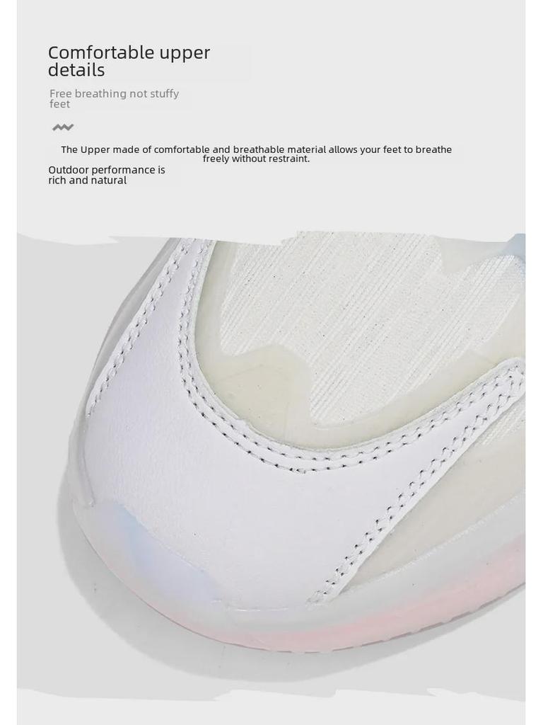 Men's Winter Double-Layer Air Cushion Shock-Absorbing Rotating Button Running Shoes - Trendy All-Match Casual Sports Footwear