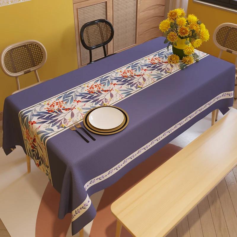 Nordic Home Rectangular Tablecloths for Table Party Decoration Bohemian Waterproof Anti-stain Nappe De Table Table Cover Tapete