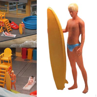 1/64 Scale Figures, Miniature People for Layout Design