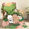 Cartoon D DUDU B BUBU Cute Blanket For Soft Throw Blanket for Picnic Bed Sofa Home Bedroom Cozy Warm Comfortable