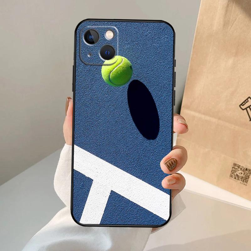 

Tennis tennis racket Phone Case For iPhone 17 Air 16 15 14 11 12 13 Pro Max 12 13 mini 15 16 Plus 16e Cover Coque iPhone 13