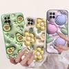 For Samsung Galaxy A22 4G 5G Phone Cases Cover Flower Rabbit Panda Avocado Soft Silicone Protective Bumper Samsung A225F A226B