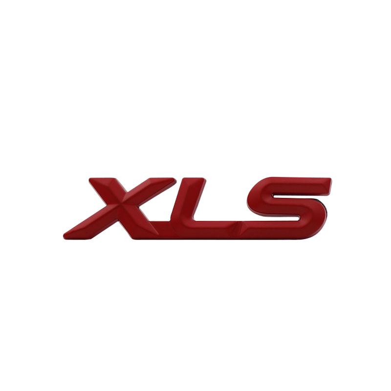 

3D Car Styling XLS for car Hood Fender trunk Rear Bonnet Nameplate Decal Emblem Badge Sticker red