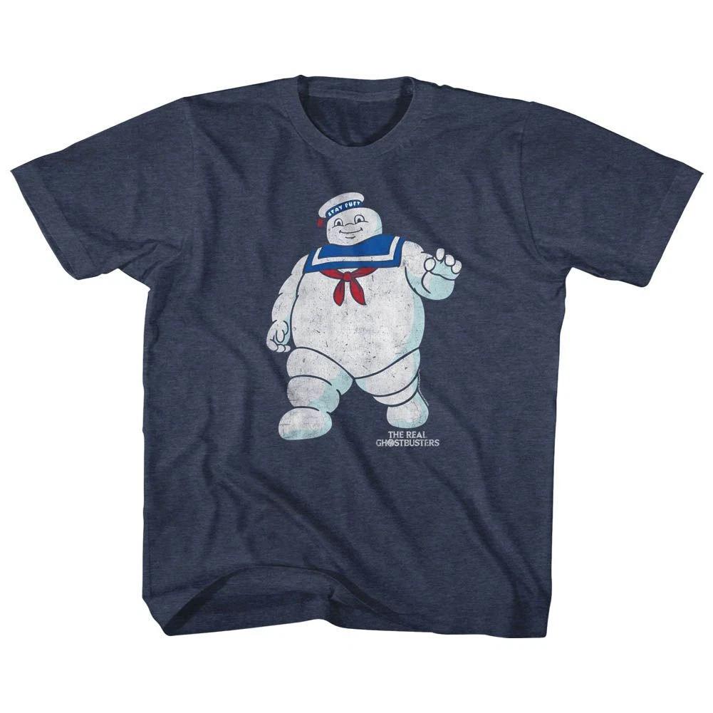 Kids The Real Ghostbusters Mr Stay Puft 2 Vintage TV Shirt 100