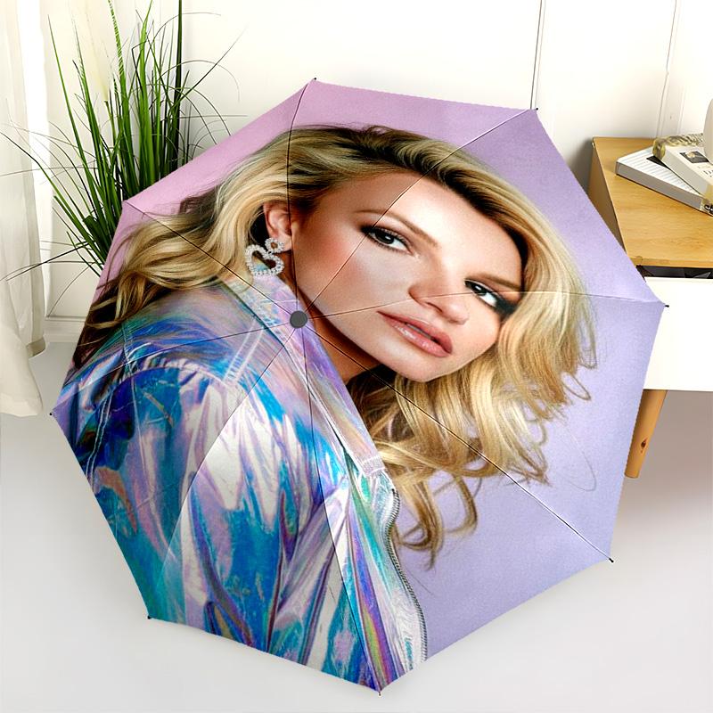 Britney Spears Automatic Umbrella - Suitable Travel Outdoor Portable Umbrella Birthday Gift Daily Essentials