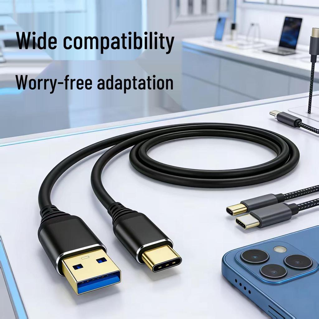 USB 3.2 Gen 2 Type-C Cable, 10Gbps High-Speed Transmission for 4TB Mobile Hard Drives