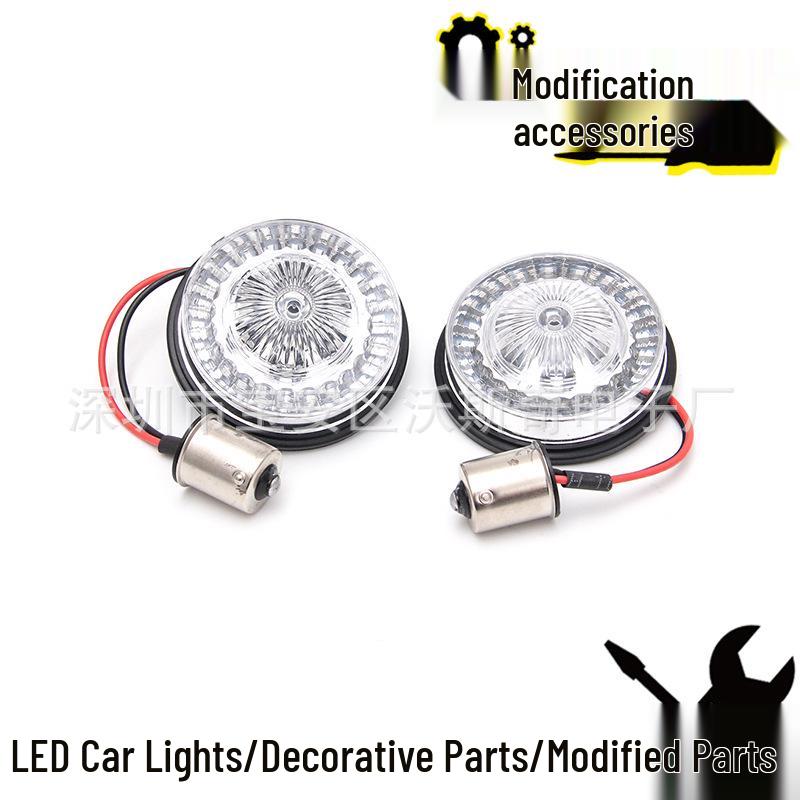 Harley 1156 LED Blinker vorne & hinten - Rotes Tagfahrlicht