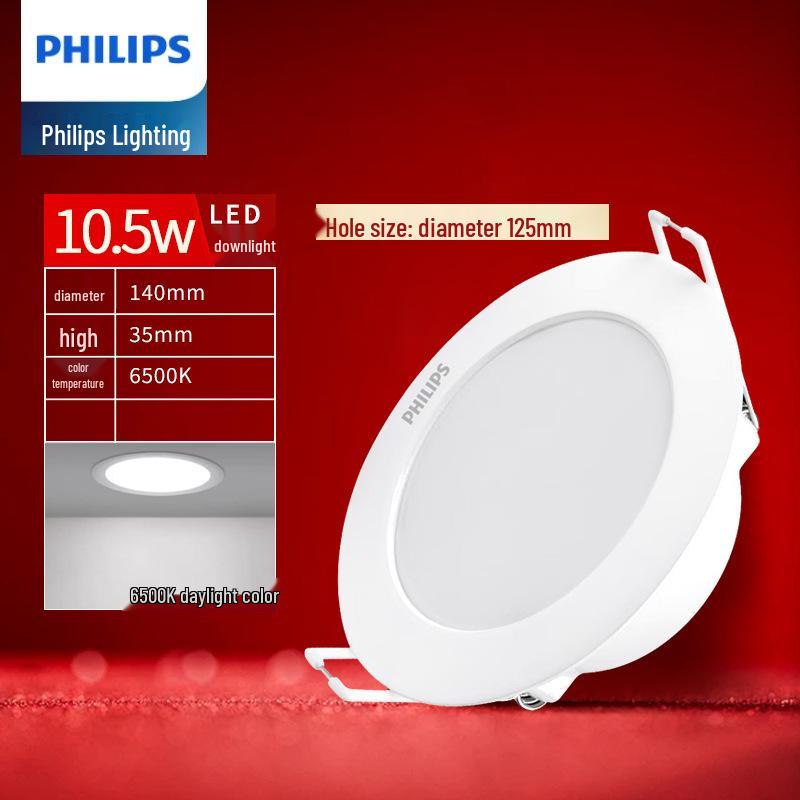 Philips LED Recessed Downlight for Living Room Ceiling, 2.5" - 8"