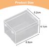 Cutie transparentă de depozitare pentru specimene de insecte, din material plastic transparent