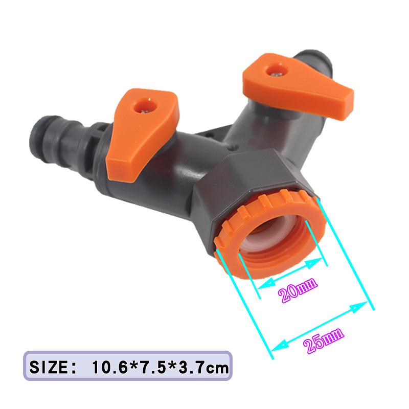 Verdickter ABS-Vierwege-Wasserrohr-Schnellverbinder mit Schalterventil-Verteiler