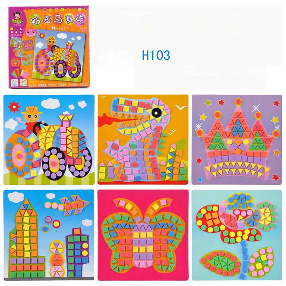 Fun  Kids Art & Craft Kit Childrens Play Activity Decoration Sticker Set