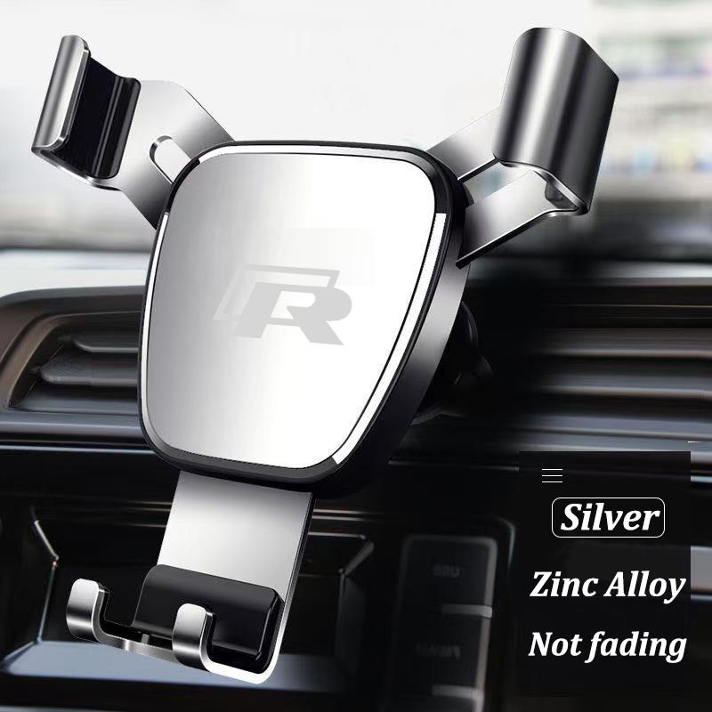 PCVHD1 Styling Mouldings Gravity Car Phone Holder Air Vent Clip Cell Phone Stand Support Interiors For Volkswagen VW RLine R Golf Amaro