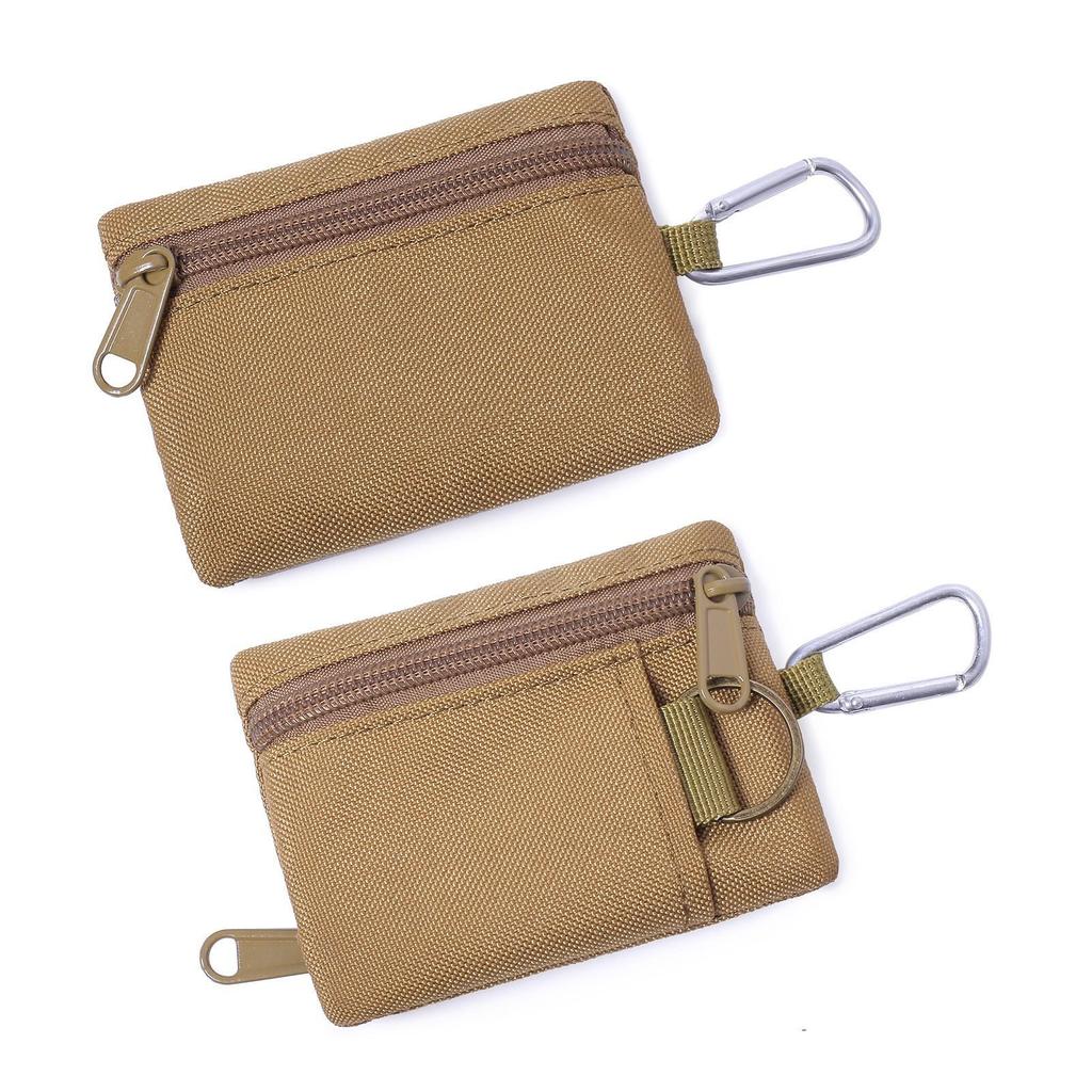 Men's Tactical Mini Waist Bag: Multi-functional Outdoor Coin Purse, Card Holder, Keyring, and Pendant