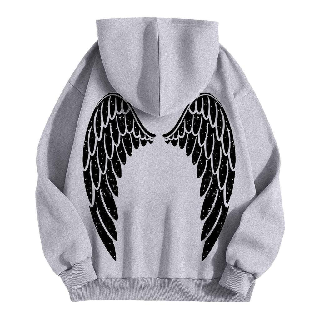 Women's Fashion Lightweight Long Sleeve Pullover Hoodies With Pockets Graphic Hoodie