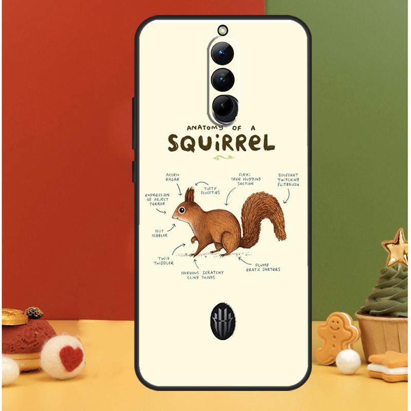 Squirrel Cute Animals Case For ZTE Nubia Red Magic 8 8S 9 Pro Plus RedMagic 5G 5S 6R 6S 7S 6 7 Pro Back Cover