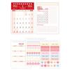 2026 Desk Calendar Twin-Coil Binding Tabletop Calendar 16 Month Runs from Sep 2025 To Dec 2026 For Daily Scheduling