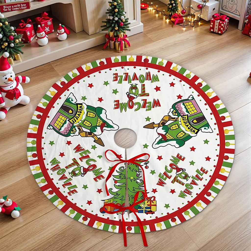 120cm Weihnachtsbaumdecke Weihnachtsbaumunterseite Dekoration Baumdecke Baumunterseite Dekoration