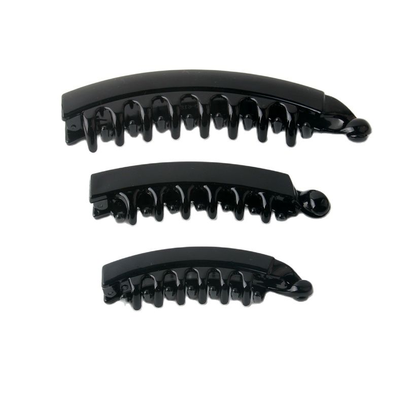 Summer Hair Accessories Banana Hair Clip for Lady Environmental Abs Tines Crab for Hair Twist Hair Pin for Girls 2 Pieces