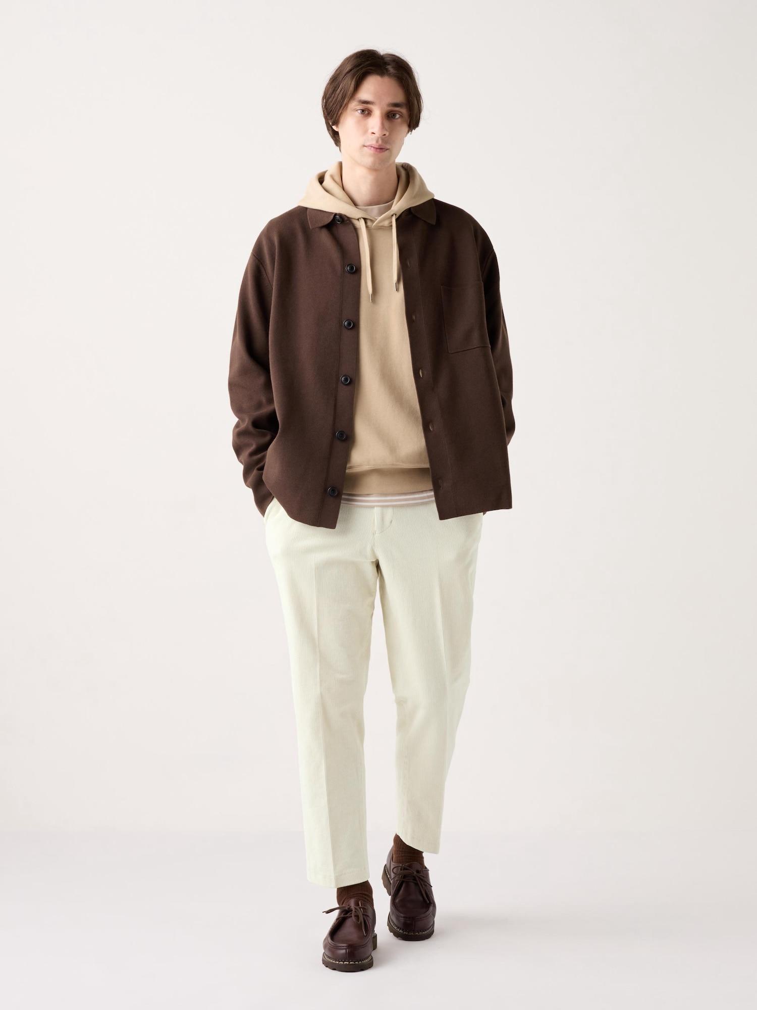 

Uniqlo Japan Smart Ankle Pants Cordour 01 OFF WHITE/XS