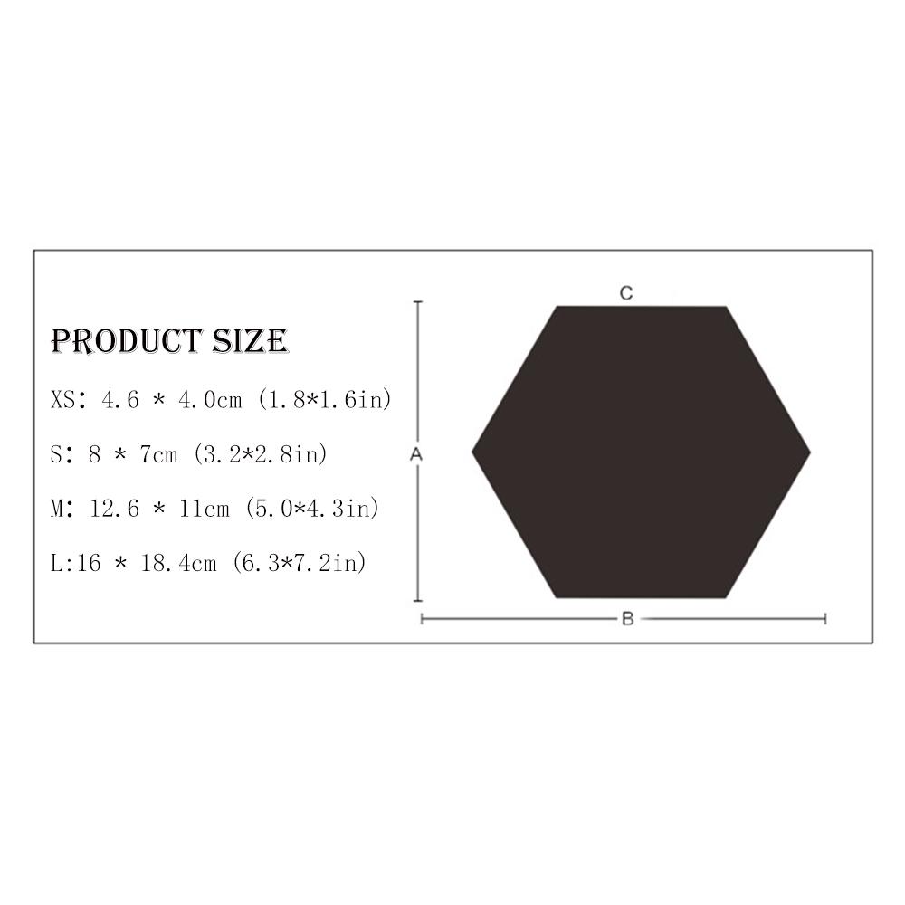 Factory Acrylic Mirror Three-dimensional Wall Sticker Living Room Entrance Aisle Staircase Personality Decorative Mirror Sticker Hexagon Frame Mirror