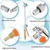 Convertible Sprays Poles With Steel Lock Mechanism Ergonomic Handle For Hard Deep Cleaning