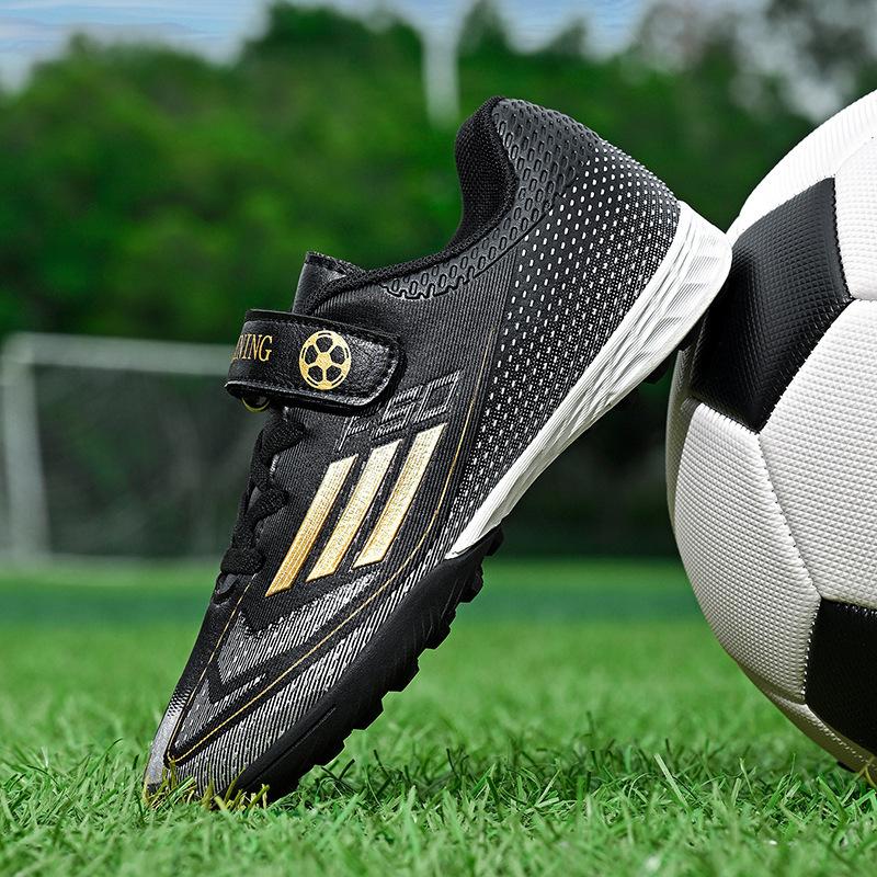 

Football Shoes Velcro Youth Children S Grass Football Shoes Size 30-38, Elementary School Sports Shoes 30