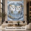 Bird (5) Theme Custom Tapestry Personalized Custom Name Text Wall Hanging Tapestry Home Decor Background Cloth
