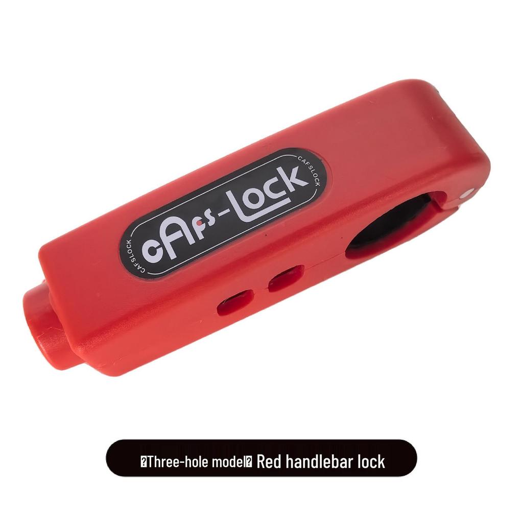 Universal Anti-Theft Motorcycle Handlebar & Throttle Lock with Alarm