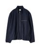 Horlisun Baxter Slub Zip Up Jacket Navy