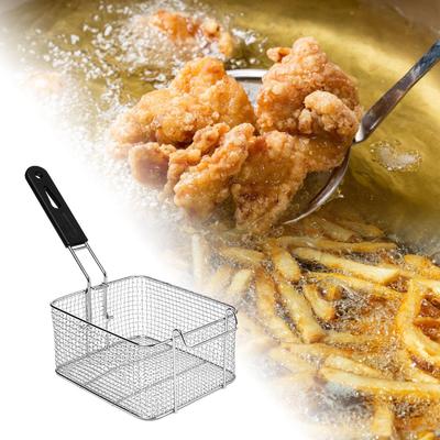 Stainless Steel Fry Basket Set for Home and Restaurant Use