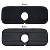 Kitchen Faucet Absorbent Mat Sink Splash Guard Microfiber Faucet Splash Catcher Countertop Protector With Button 2 Size Choose