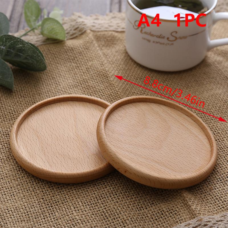 

8,8 см круглый квадратный деревянный коврик для чашки подставка для чая кофе кружка держатель для напитков для DIY декоративная посуда прочная кухонная домашняя подставка