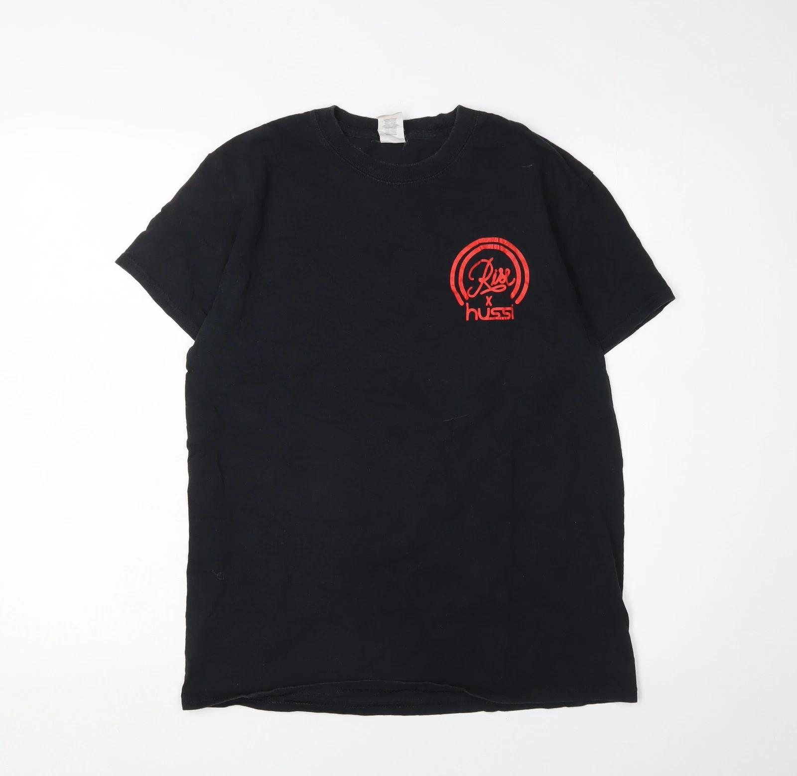 Gildan Men s Skull Graphic Black T-Shirt Size M 4XL