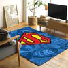 S-Superman Floor Mats Home Laundry Rug Carpet For Living Room Decor Lounge Area Anti-slip Foot Mat Entrance Doormat