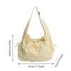 Large Capacity Drawstring Tote Bag Korean Crossbody Bag Casual Nylon Shoulder Bag  Office Worker