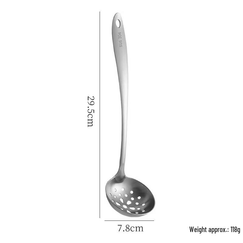 CMAOS 304 Stainless Steel Hot Pot Skimmer Ladle