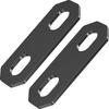 Kaedear Motorcycle Universal Stainless 2mm Universal Set of Custom Brackets X 2 X 25 X Brackets, Steel, Thick, Fit, 2, (KDR-YX-S7-2M10) (M10 Holes/70