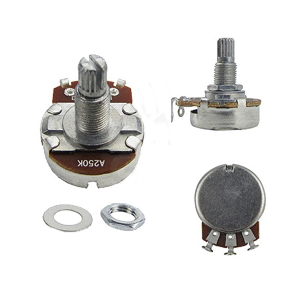 18mm Split Shaft Linear Taper Pot Metal Long Lever Potentiometer  Electric Guitar