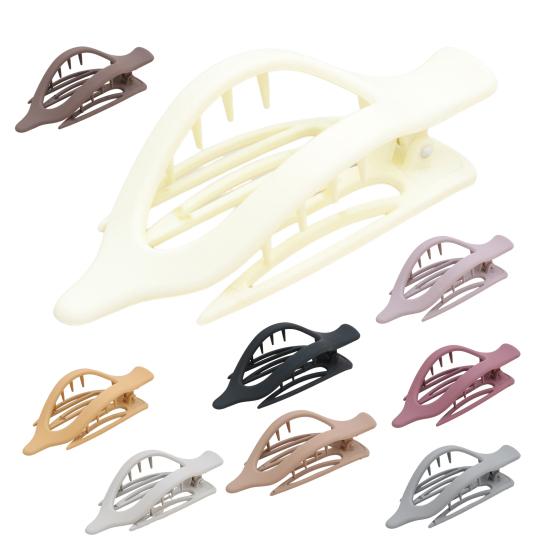 Haarspange für Damen, Blattform, rutschfeste Zähne, Haarnadel, Hinterkopf, Haarhalter, leicht zu tragendes Haar-Accessoire