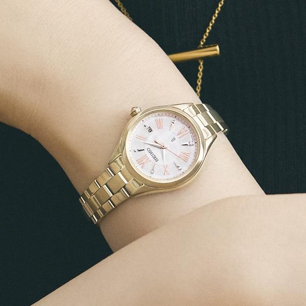 Seiko Lukia GROW Series Women's Solar Wrist Watch SSQW098 SSQW096 Gift Casual Business Sports Student