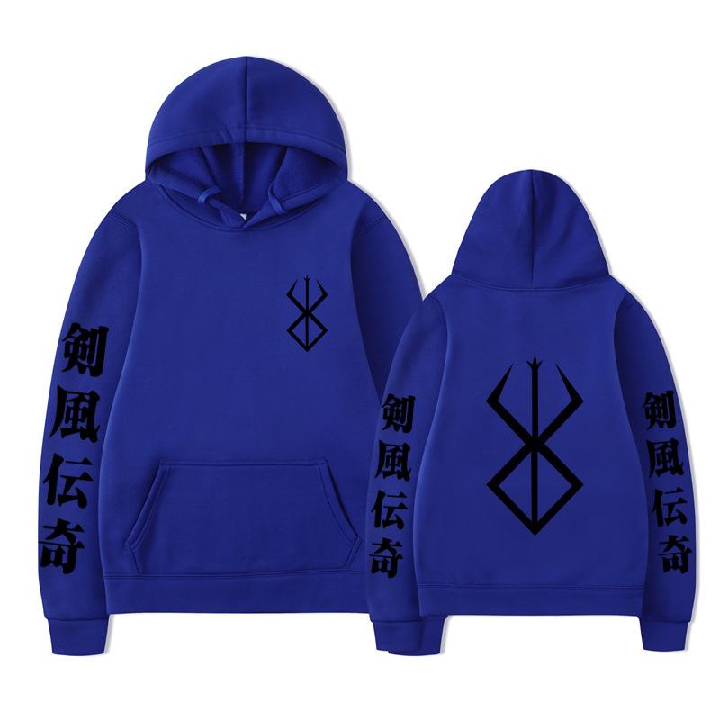Japanese Animation Berserk Hoodies Men Fashion Long Sleeve Sweatshirts Women Casual Harajuku Streetwear Pullovers Sudaderas