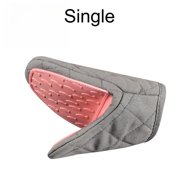 1pc Pads | Ergonomic Grip, Non-Slip Kitchen Mat, Baking Oven Insulated Gloves,Fish shaped semi silicone cloth hand grip gloves