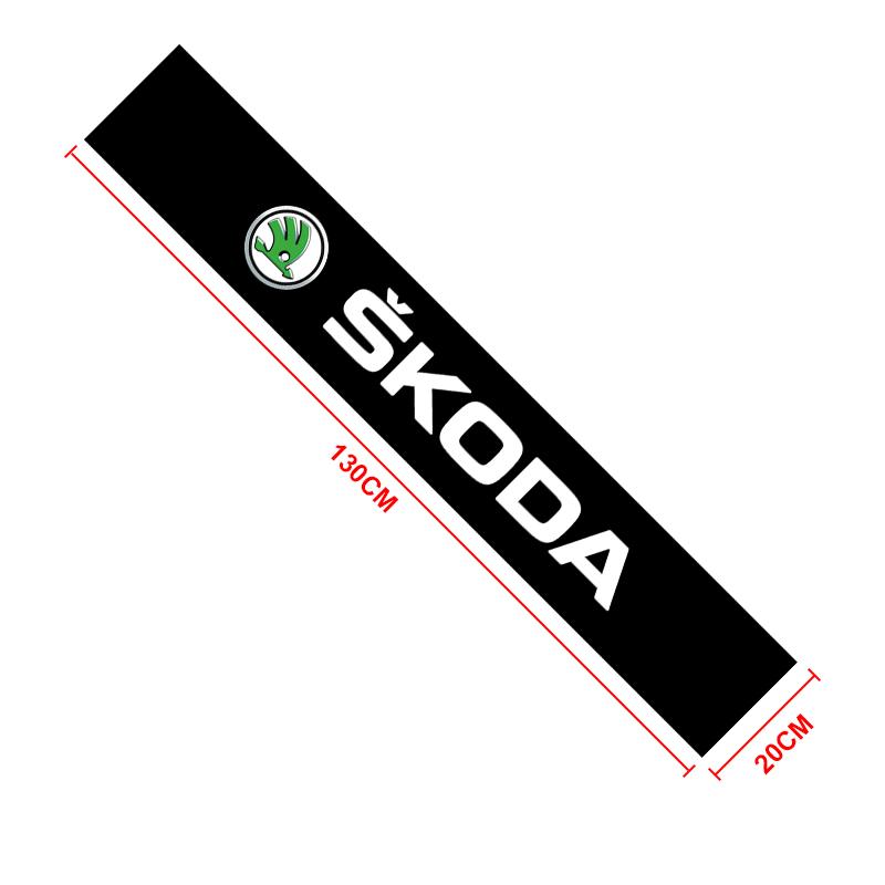 Samolepky na přední sklo auta Přední a zadní ozdobný emblém Pro Škoda Octavia Superb Rapid Kodiaq Karoq Fabia Kamiq Roomster Citigo