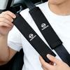 ABP3 1Pcs Car Seat Belt Cover Shoulder Mat Suede Cushion For Qashqai J11 Sylphy N7 Teana Note Navara Juke GTR Y62 Leaf X-trail