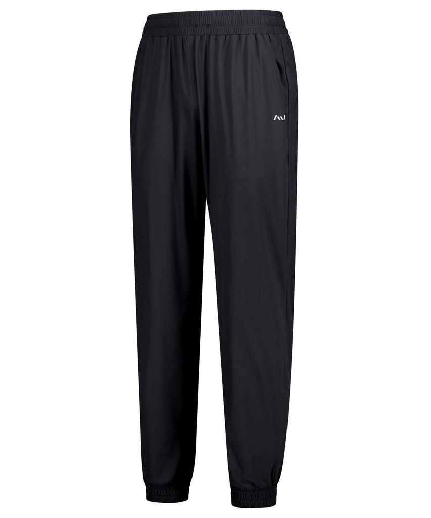 Leijibi [Summer] Airlight Stretch Running Sports Pants Workout Jogger Pants W Black